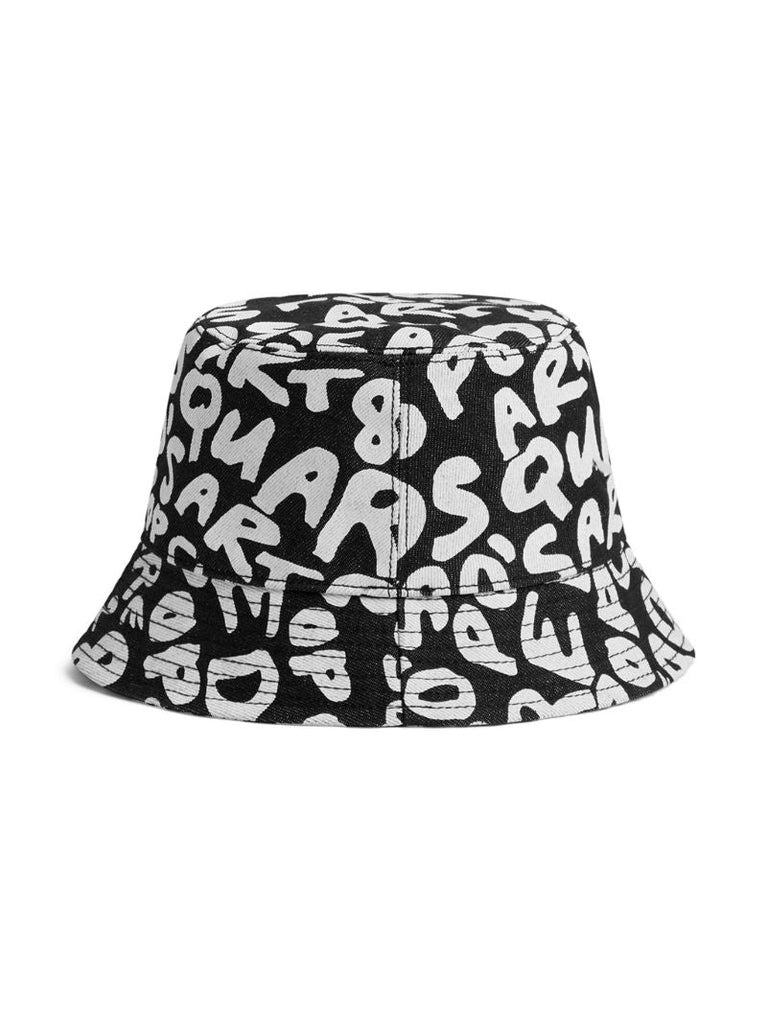 Black Logo-print Bucket Hat