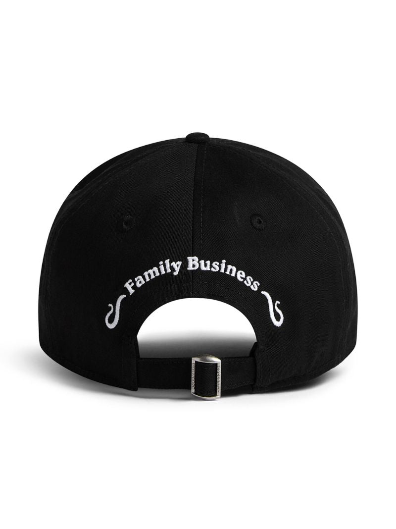 Black Logo-embroidered Cotton Baseball Cap