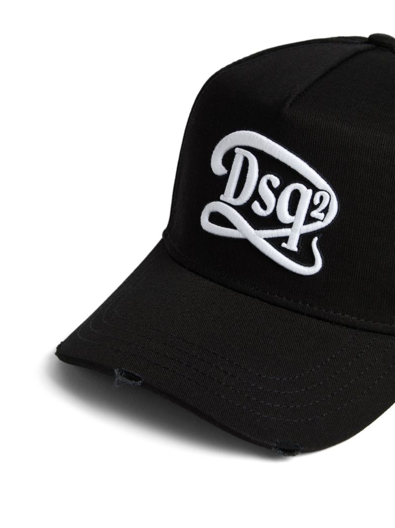 Black Logo-embroidered Cotton Baseball Cap