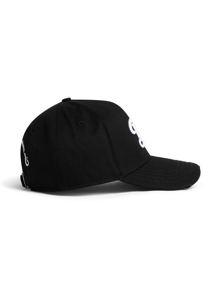 Black Logo-embroidered Cotton Baseball Cap