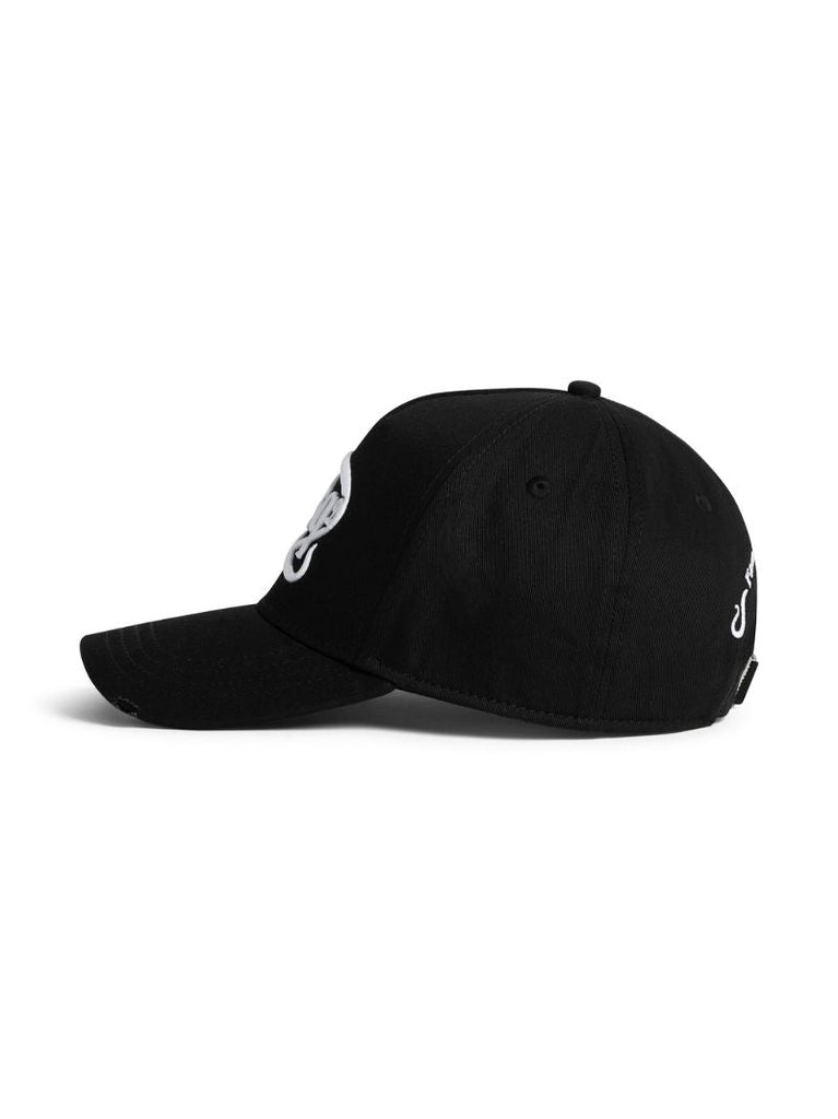 Black Logo-embroidered Cotton Baseball Cap