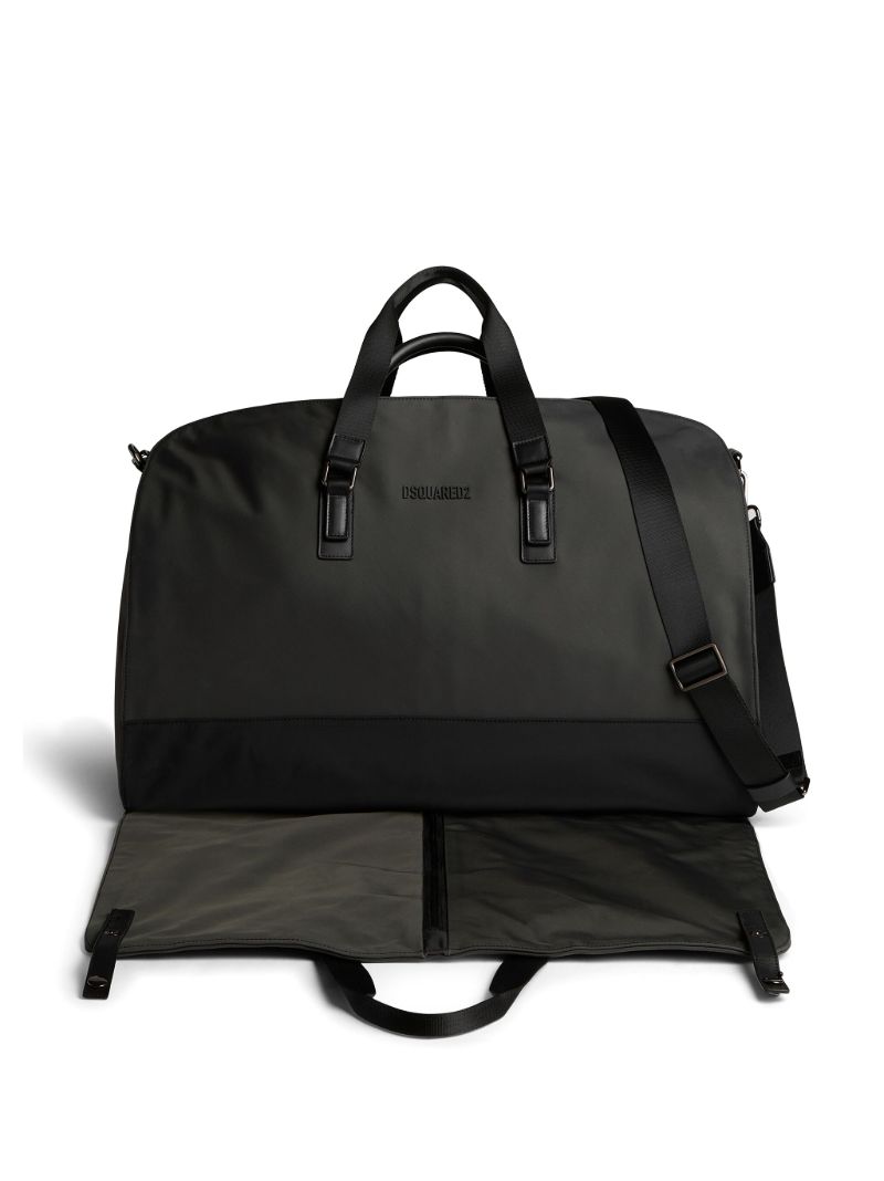 Black Logo-detail Duffle Bag