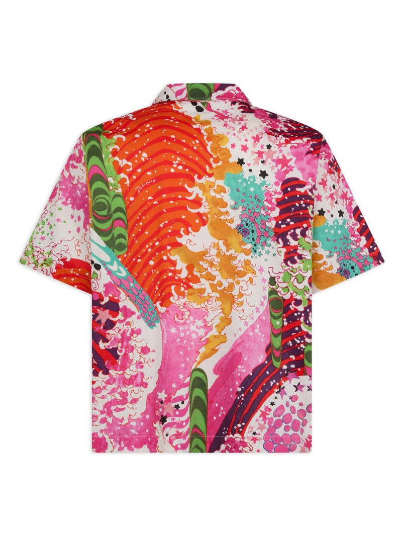 Multicolour Psychedelic Dreams Cotton Shirt