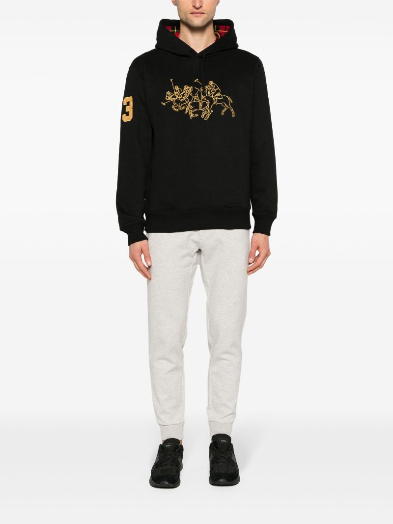 Black Lunar New Year Triple Pony Hoodie