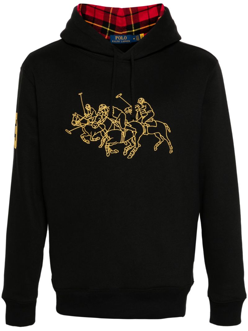 Black Lunar New Year Triple Pony Hoodie