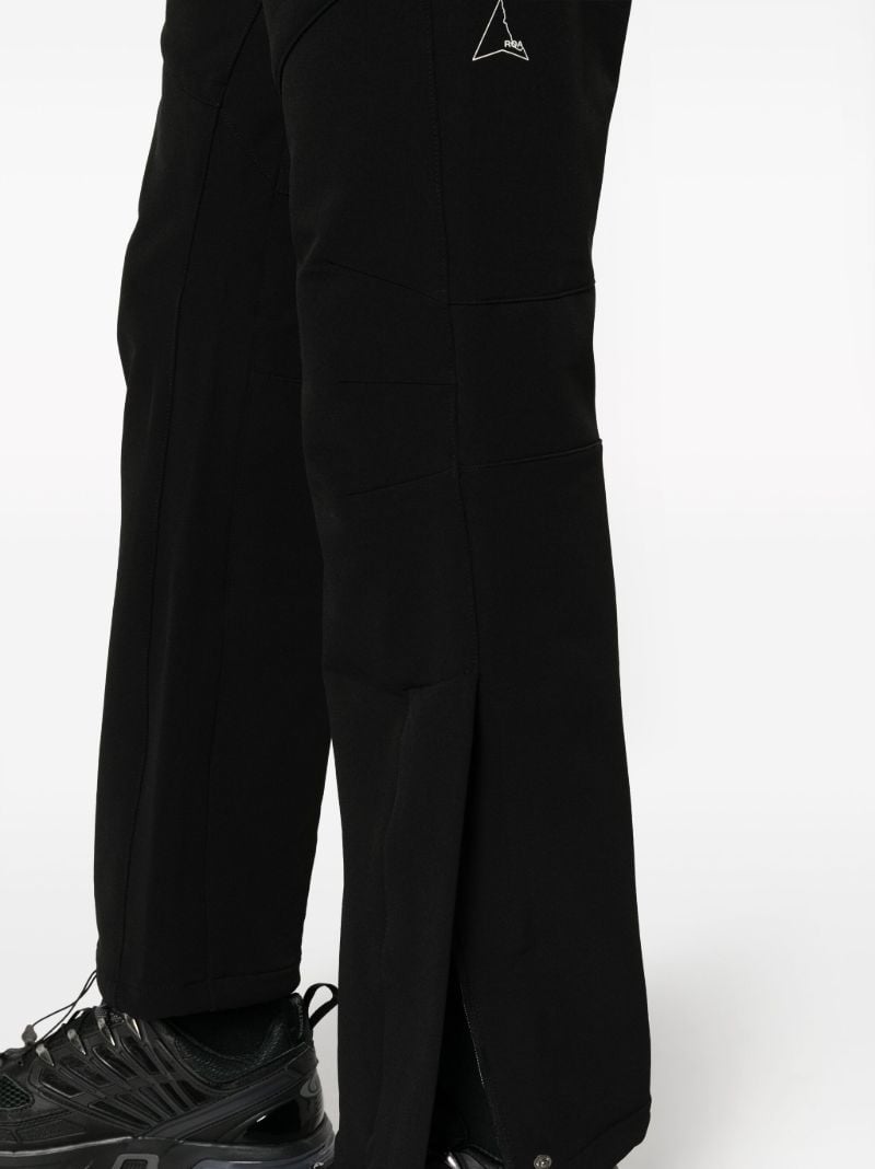 Black Technical Straight-leg Trousers