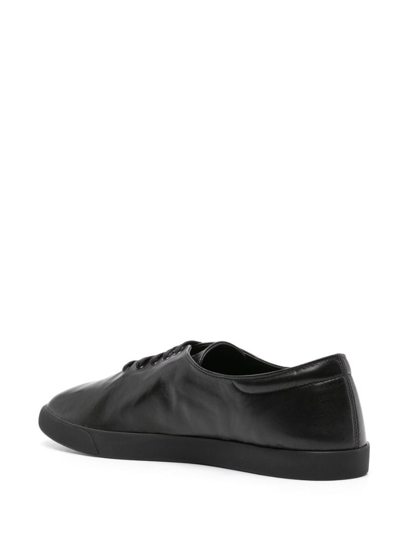 Black Sam Leather Sneakers
