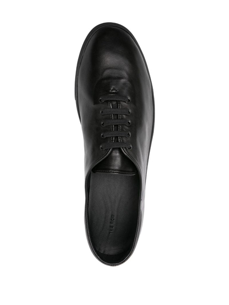 Black Sam Leather Sneakers