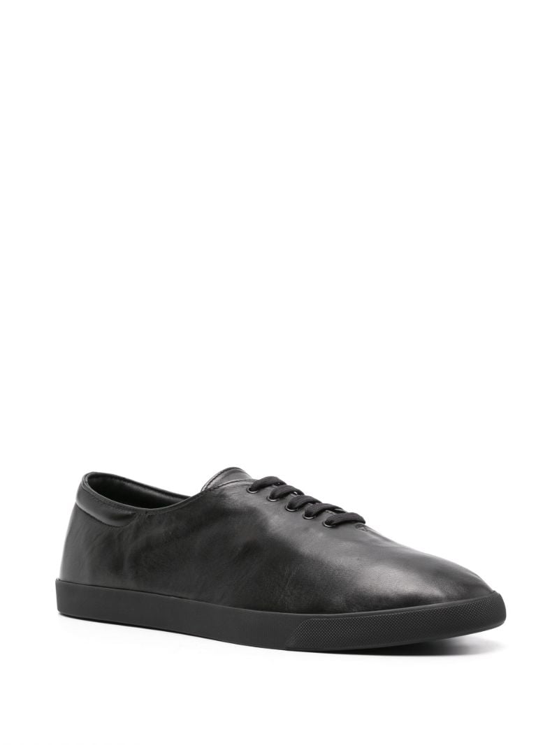 Black Sam Leather Sneakers