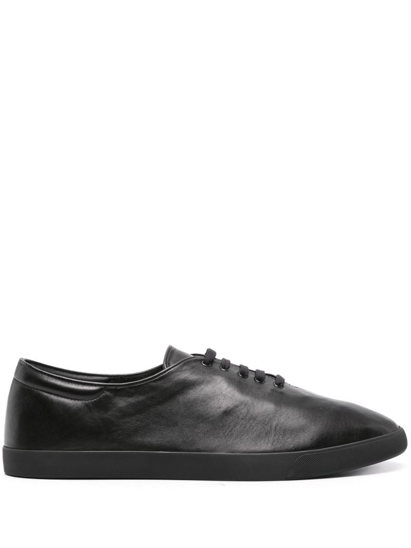 Black Sam Leather Sneakers