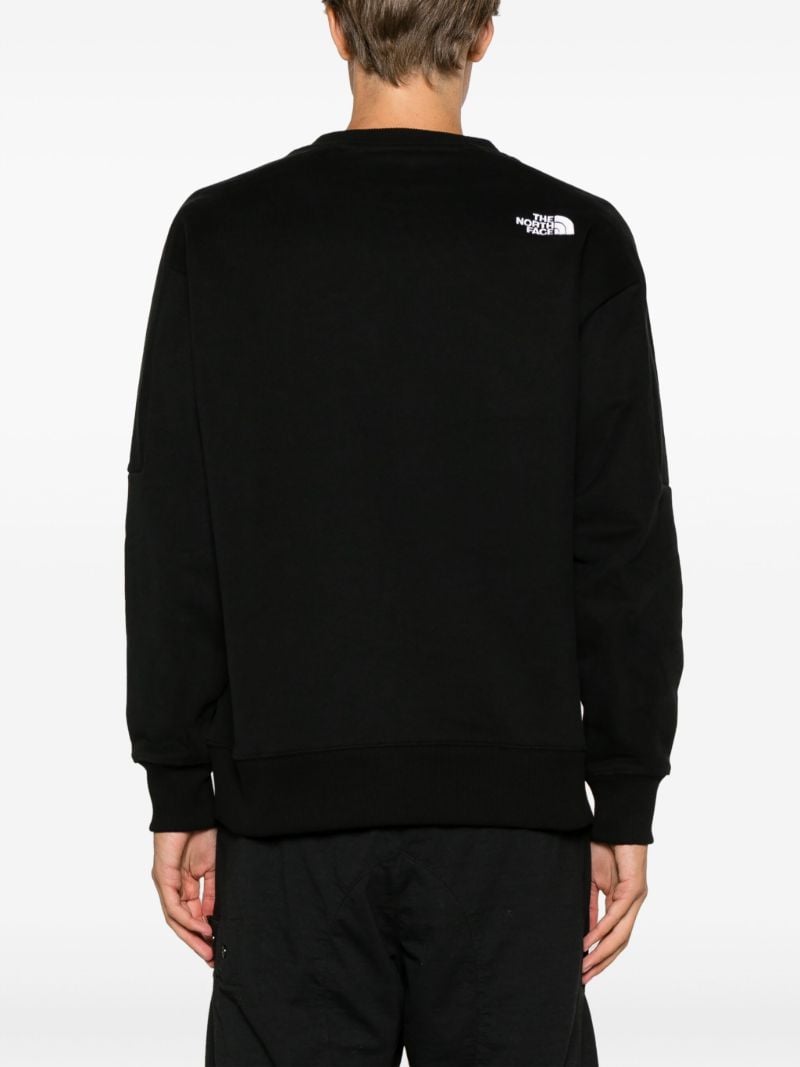 Black the 498 Logo-patch Sweatshirt