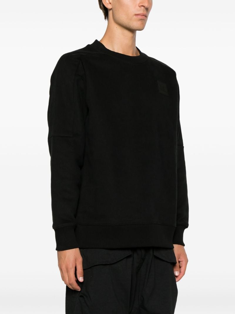 Black the 498 Logo-patch Sweatshirt