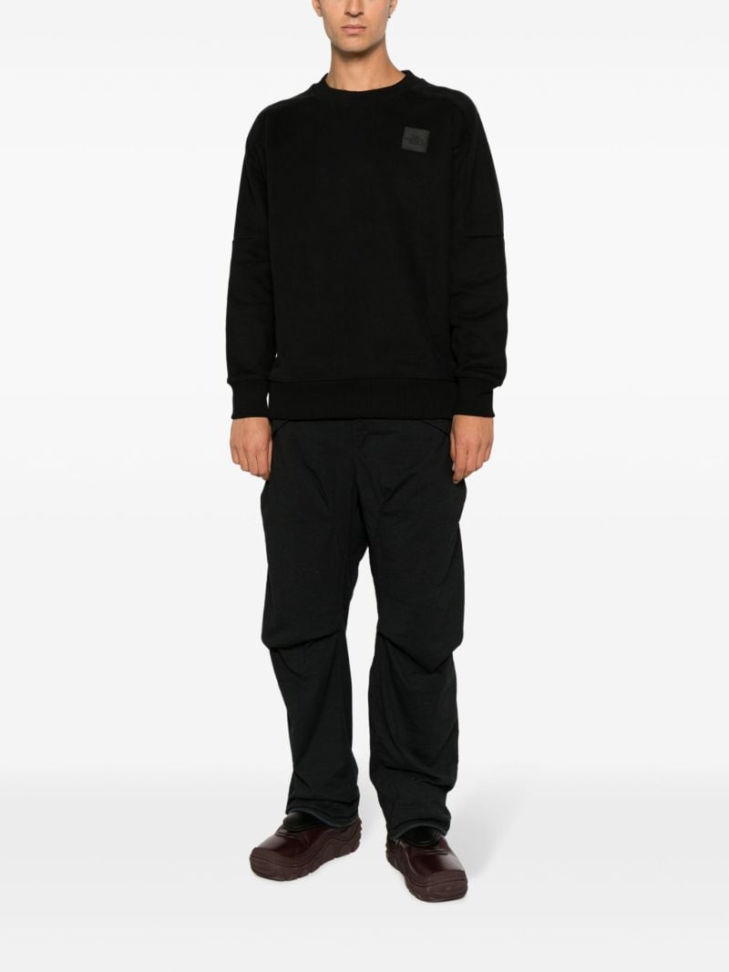 Black the 498 Logo-patch Sweatshirt