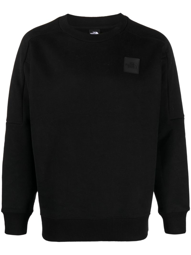 Black the 498 Logo-patch Sweatshirt