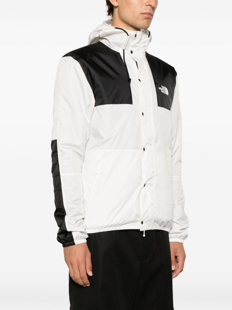 White Seasonal Mountain Hooded Jacket