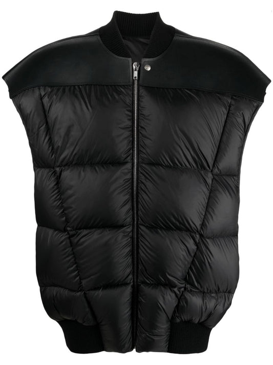 Black Quilted Gilet