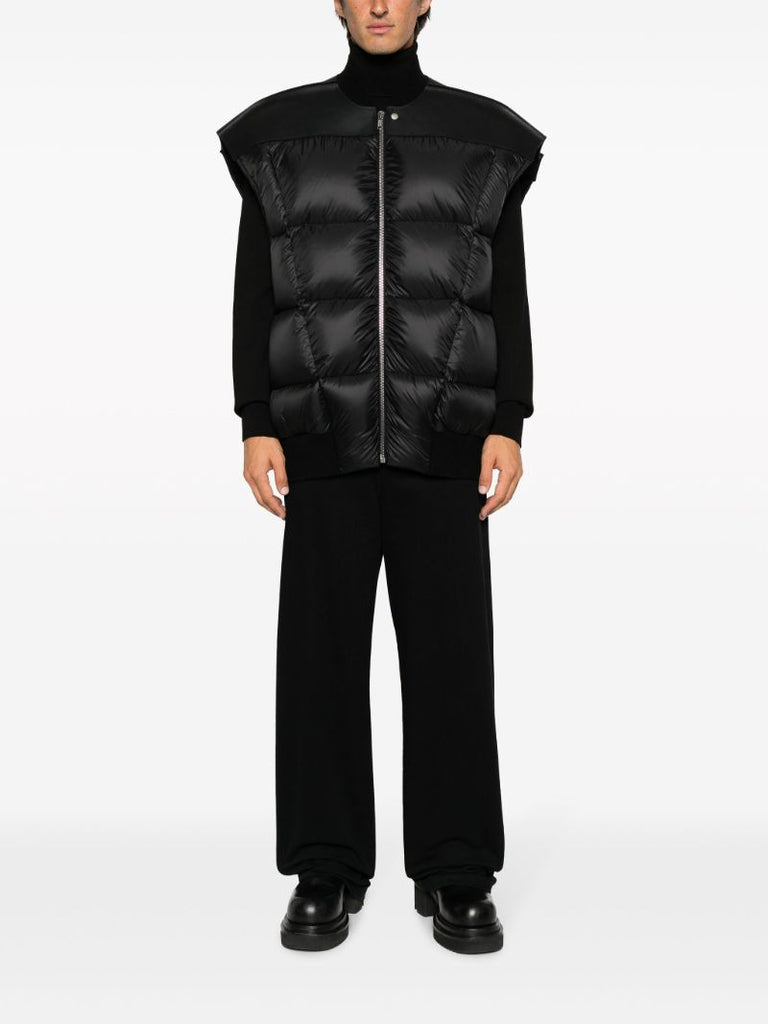 Black Quilted Gilet
