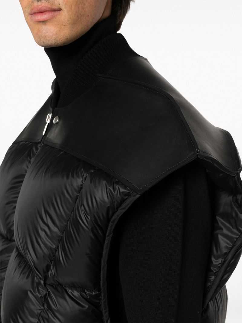 Black Quilted Gilet