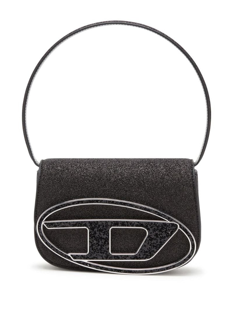 Black 1dr Glitter Shoulder Bag