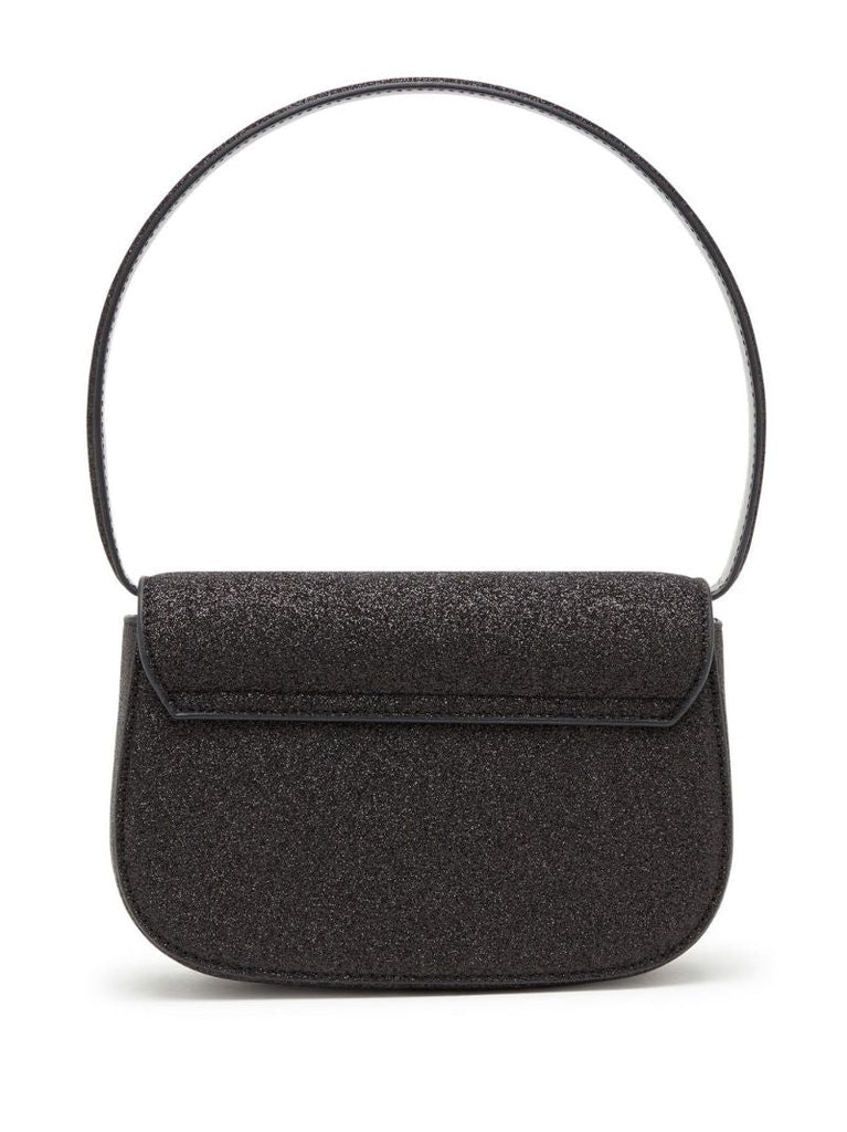 Black 1dr Glitter Shoulder Bag