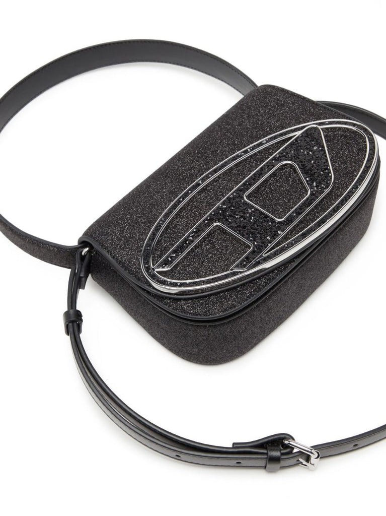 Black 1dr Glitter Shoulder Bag