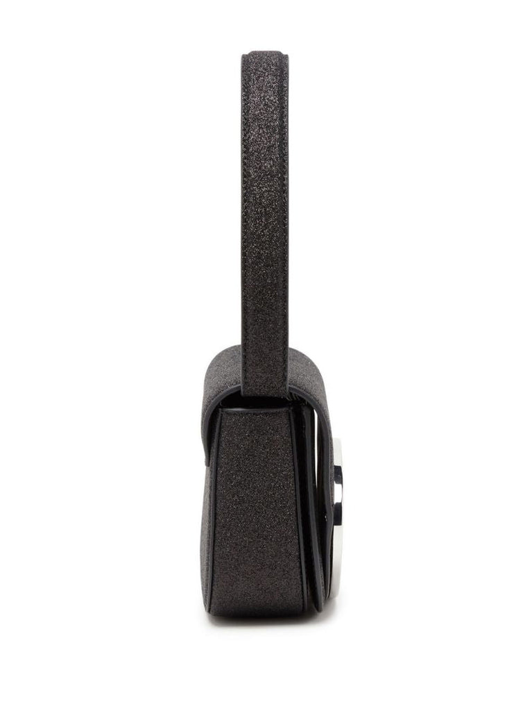 Black 1dr Glitter Shoulder Bag