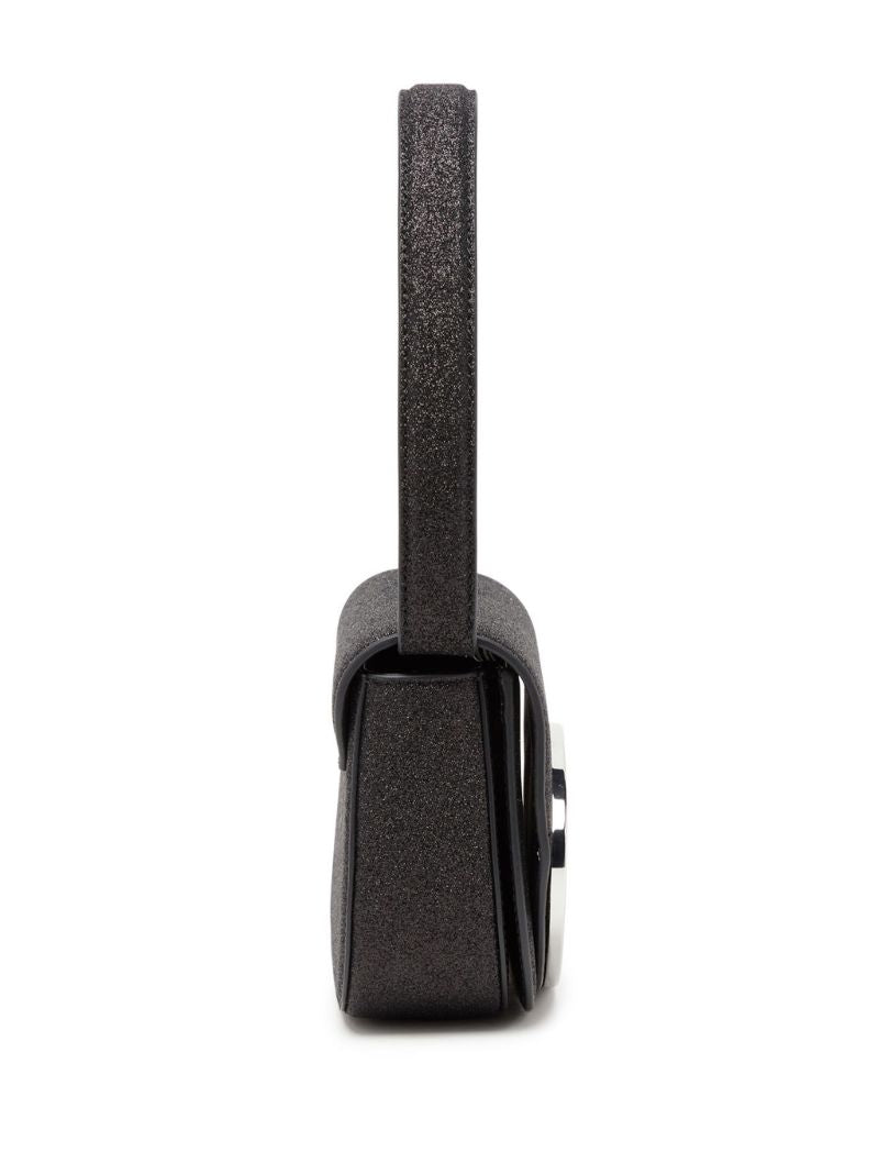 Black 1dr Glitter Shoulder Bag