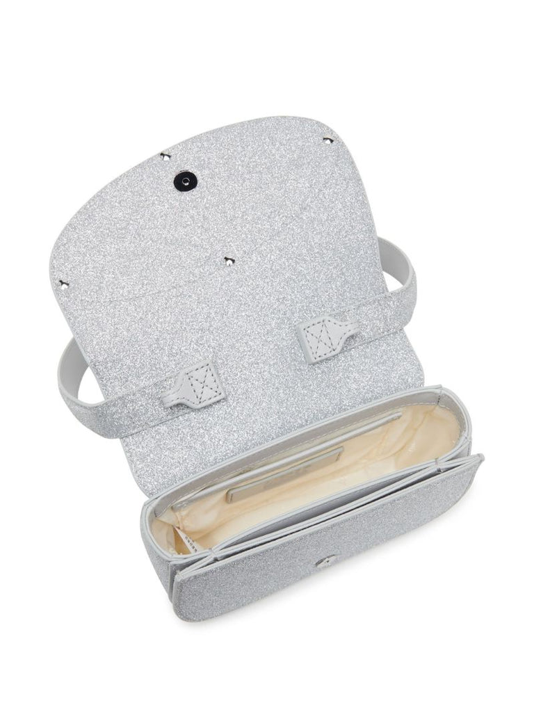 Silver 1dr Glitter Shoulder Bag
