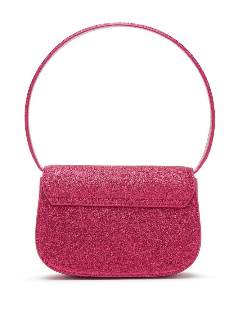 Pink 1dr Glitter Shoulder Bag