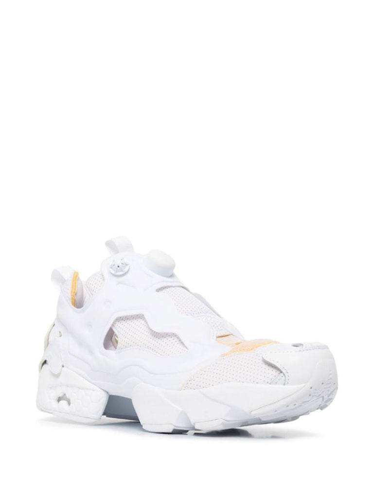 White Instapump Fury Low-top Sneakers