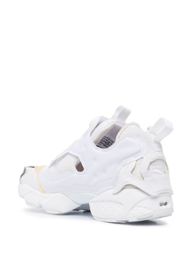 White Instapump Fury Low-top Sneakers