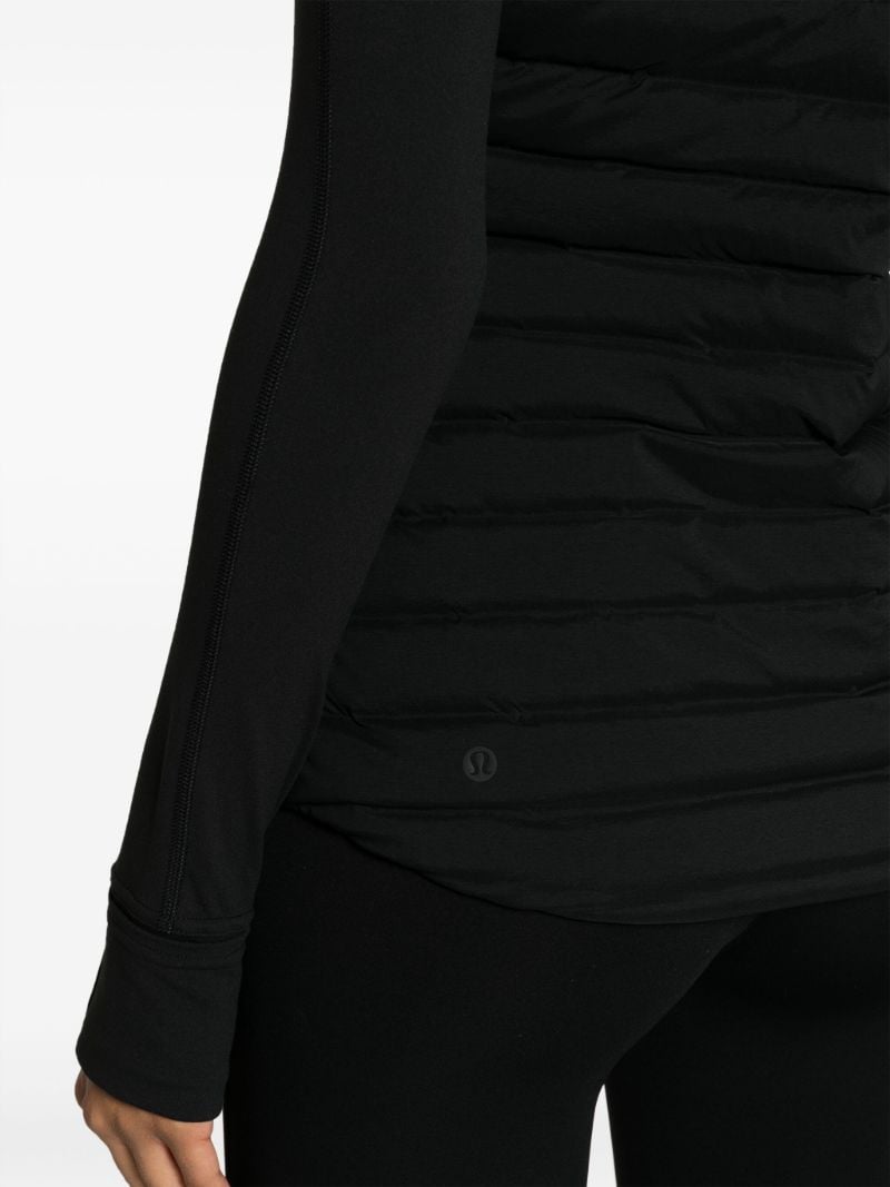 Black Pack It Down Padded Gilet