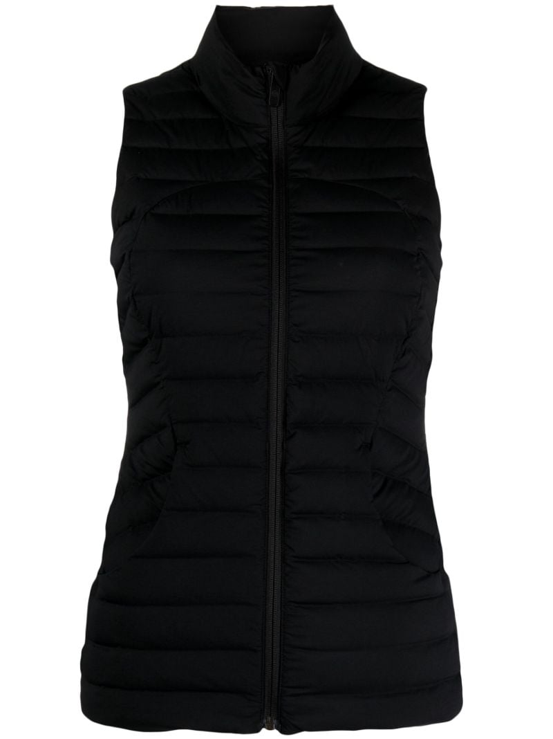 Black Pack It Down Padded Gilet