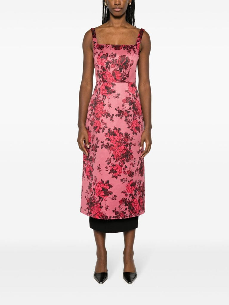 Pink Tiffany Floral-print Dress