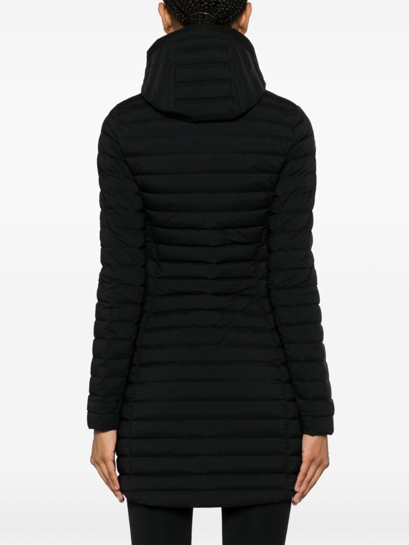 Black Pack It Down Padded Coat