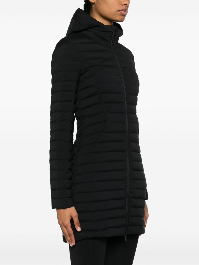 Black Pack It Down Padded Coat