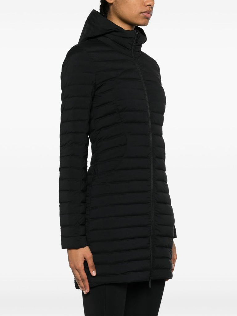 Black Pack It Down Padded Coat