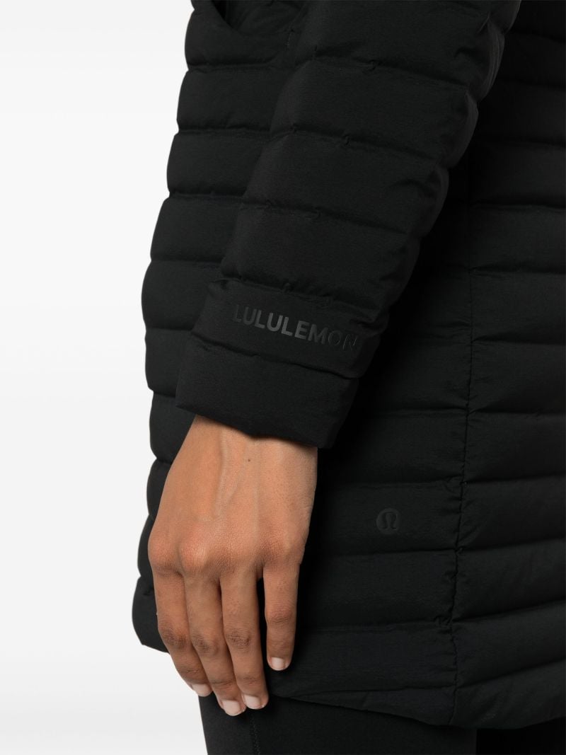 Black Pack It Down Padded Coat