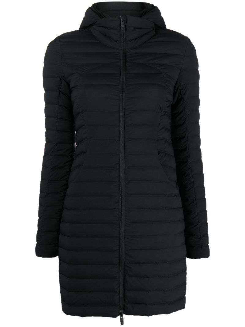 Black Pack It Down Padded Coat