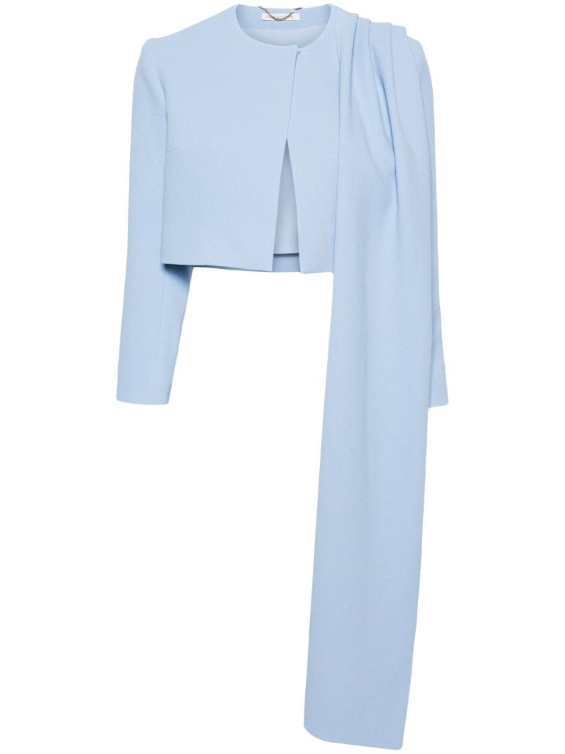 Blue Meggie Cropped Jacket