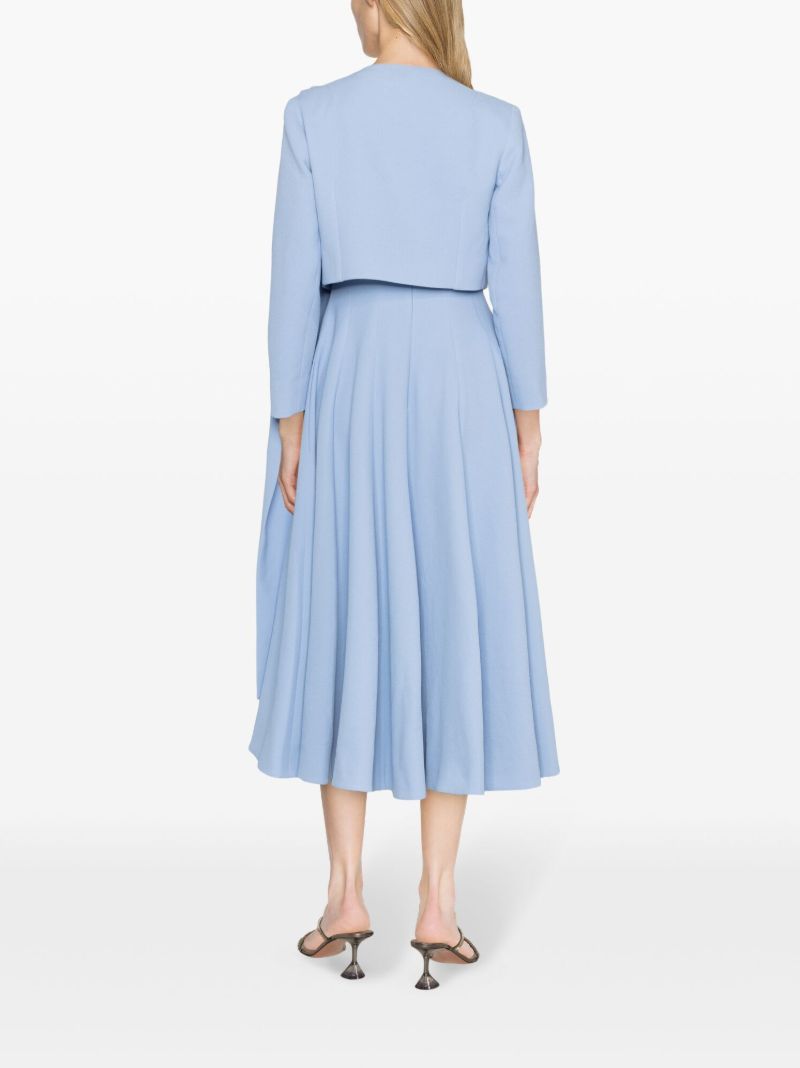 Blue Meggie Cropped Jacket