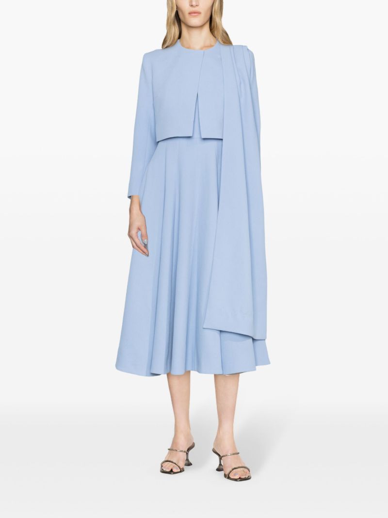 Blue Meggie Cropped Jacket