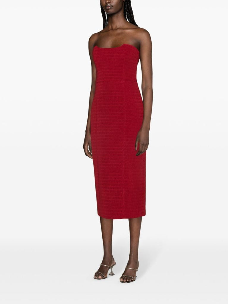 Red Ryder PlissÃ_x0083_Â© Midi Dress