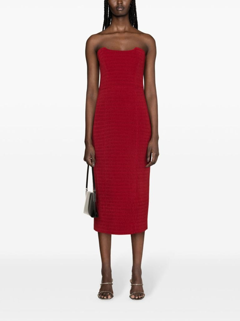 Red Ryder PlissÃ_x0083_Â© Midi Dress