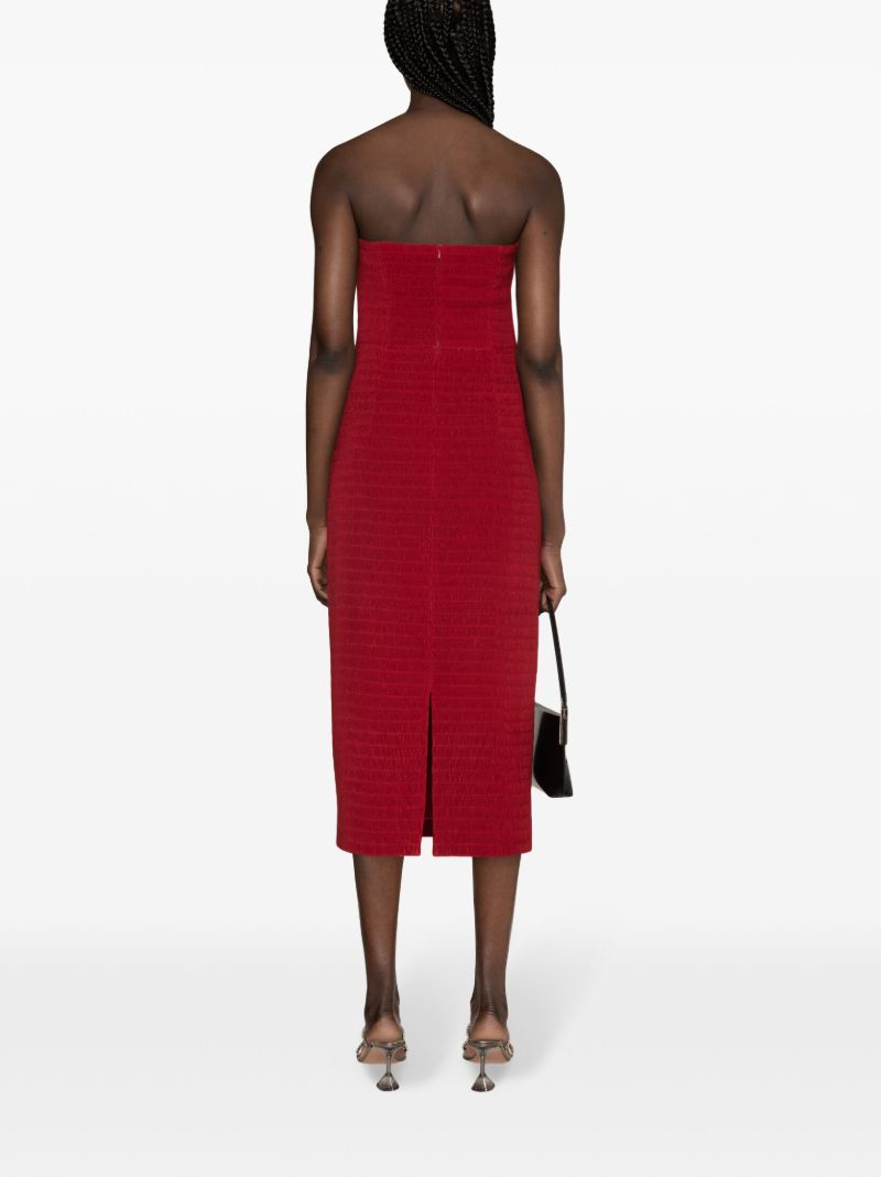 Red Ryder PlissÃ_x0083_Â© Midi Dress