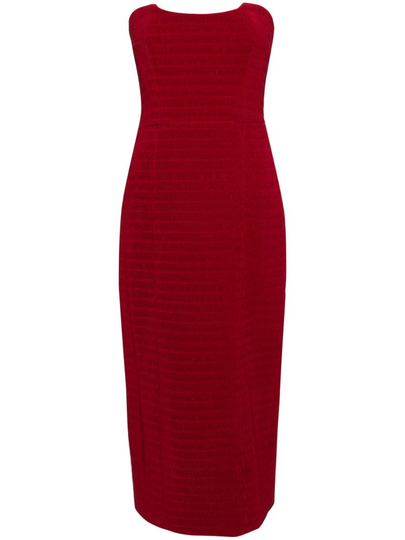 Red Ryder PlissÃ_x0083_Â© Midi Dress