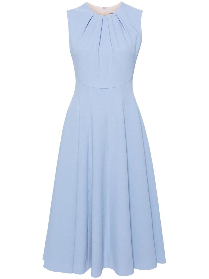 Blue Marlen Crepe Midi Dress