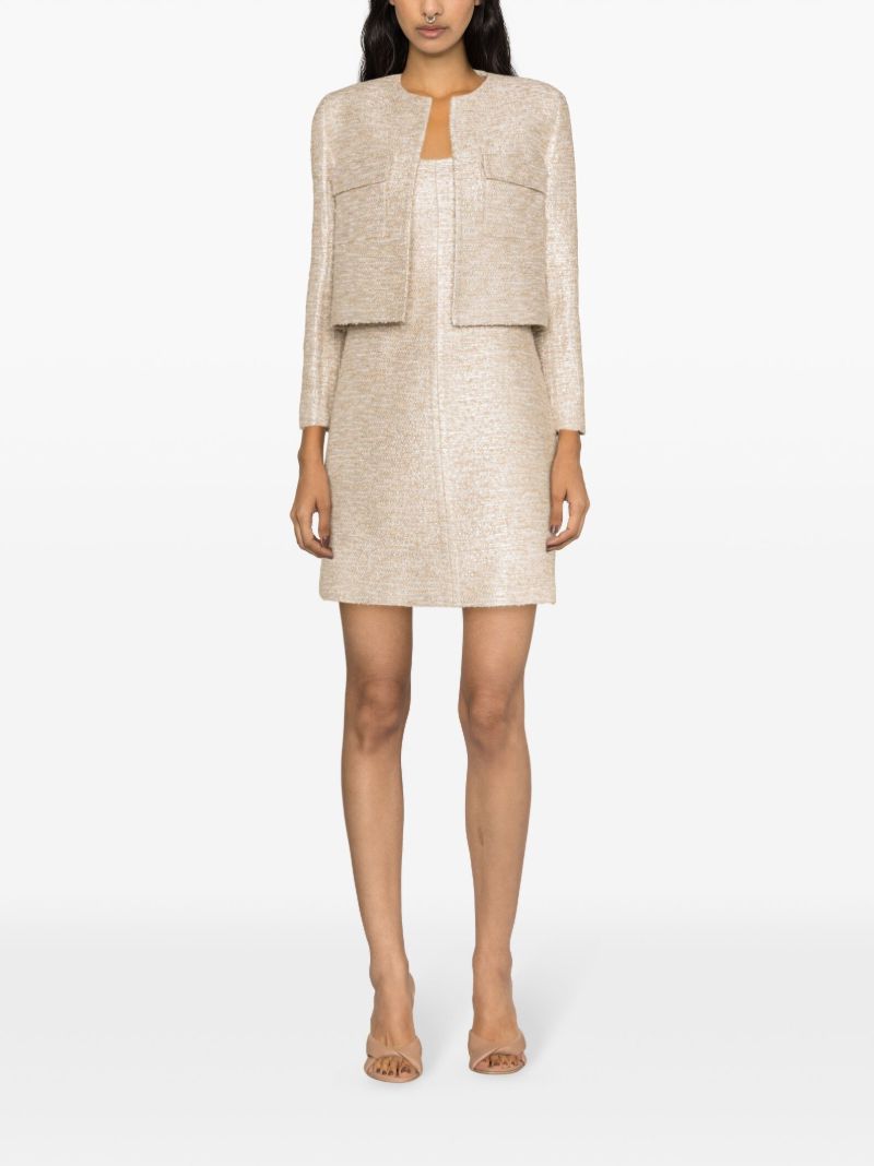 Neutral Pheblia Tweed Jacket