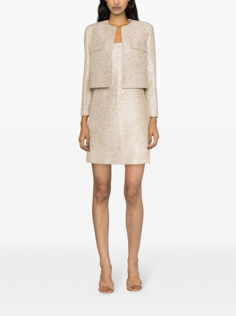 Neutral Pheblia Tweed Jacket