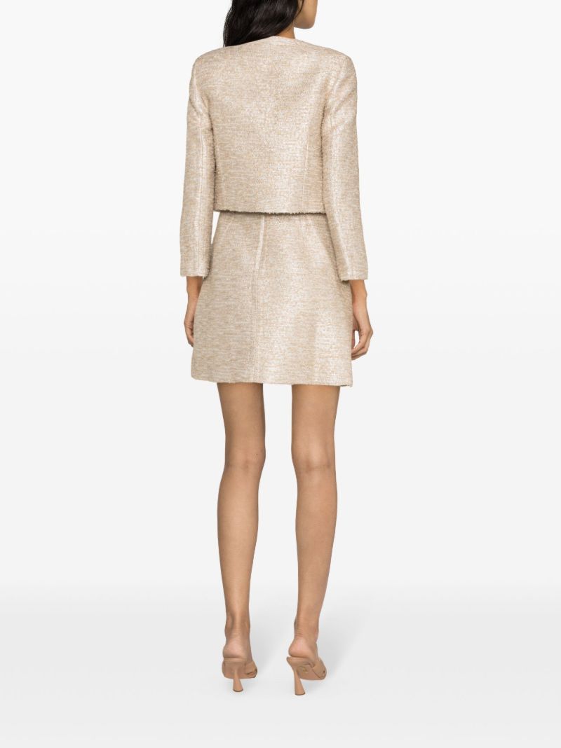 Neutral Pheblia Tweed Jacket